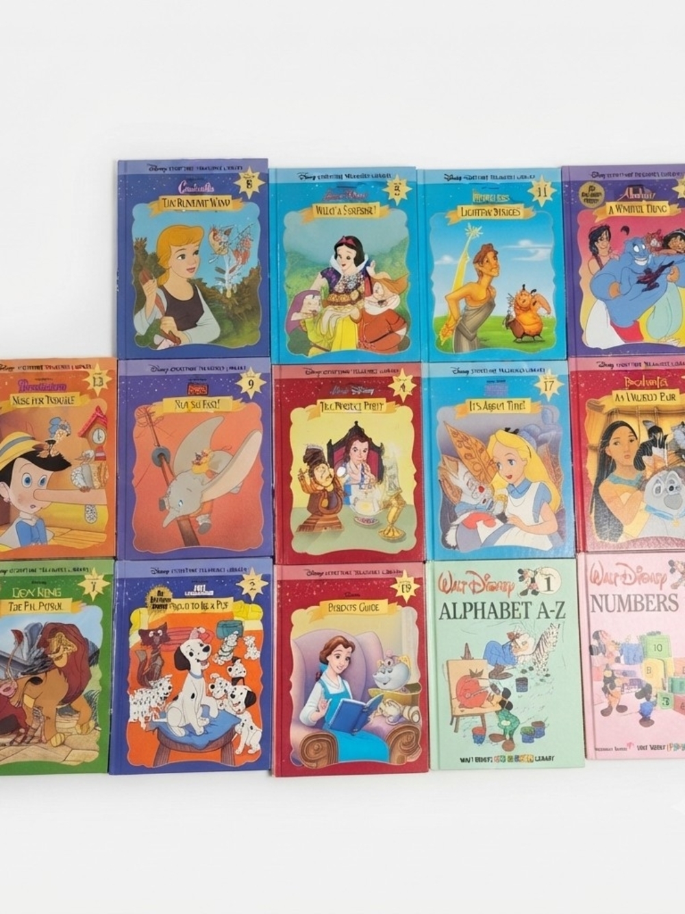 Vintage Disney Storytime Treasures & Fun-to-Learn Book Lot
